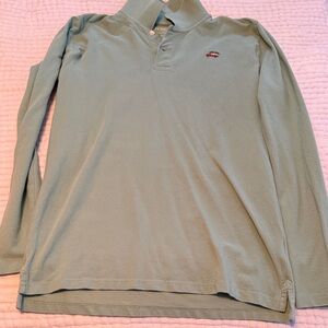 Crewcuts Olive Long Sleeve Polo Shirt